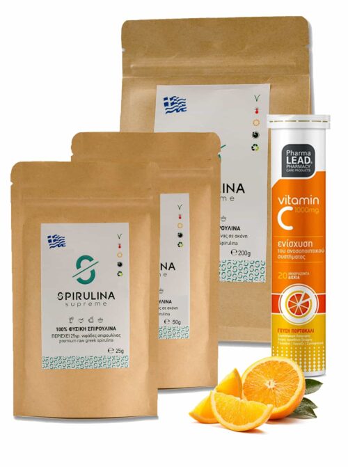 Σπιρουλίνα Spirulina Supreme Πακέτο Προσφοράς 275γρ