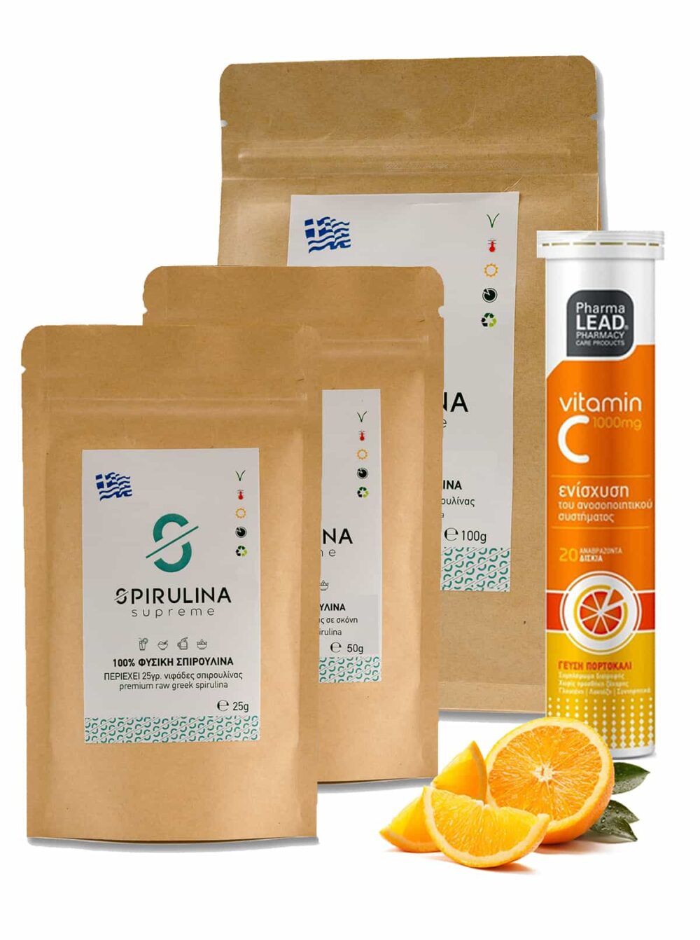 Σπιρουλίνα Spirulina Supreme Πακέτο Προσφοράς 175gr