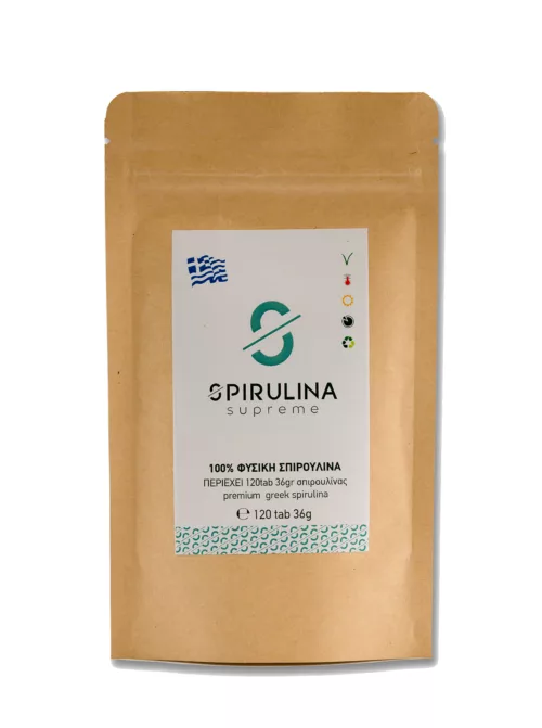 Δισκία Σπιρουλίνας 120τεμ Spirulina Supreme