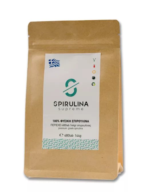 Δισκία Σπιρουλίνας 480τεμ Spirulina Supreme