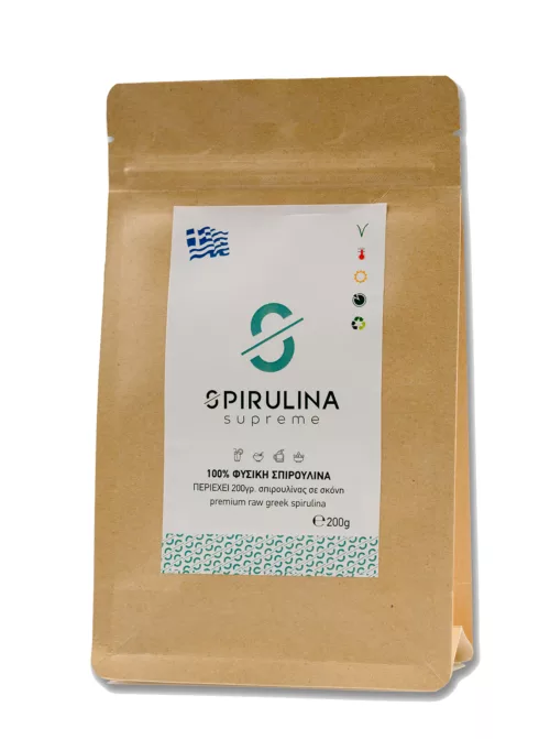Σκόνη Σπιρουλίνας 200γρ Spirulina Supreme