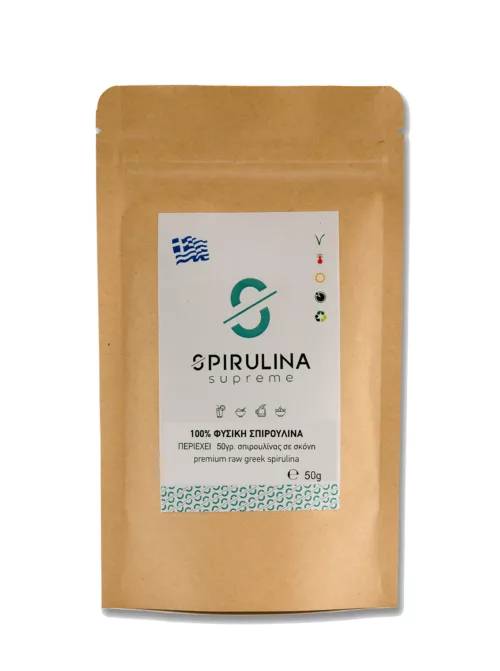 Σκόνη Σπιρουλίνας 50γρ Spirulina Supreme